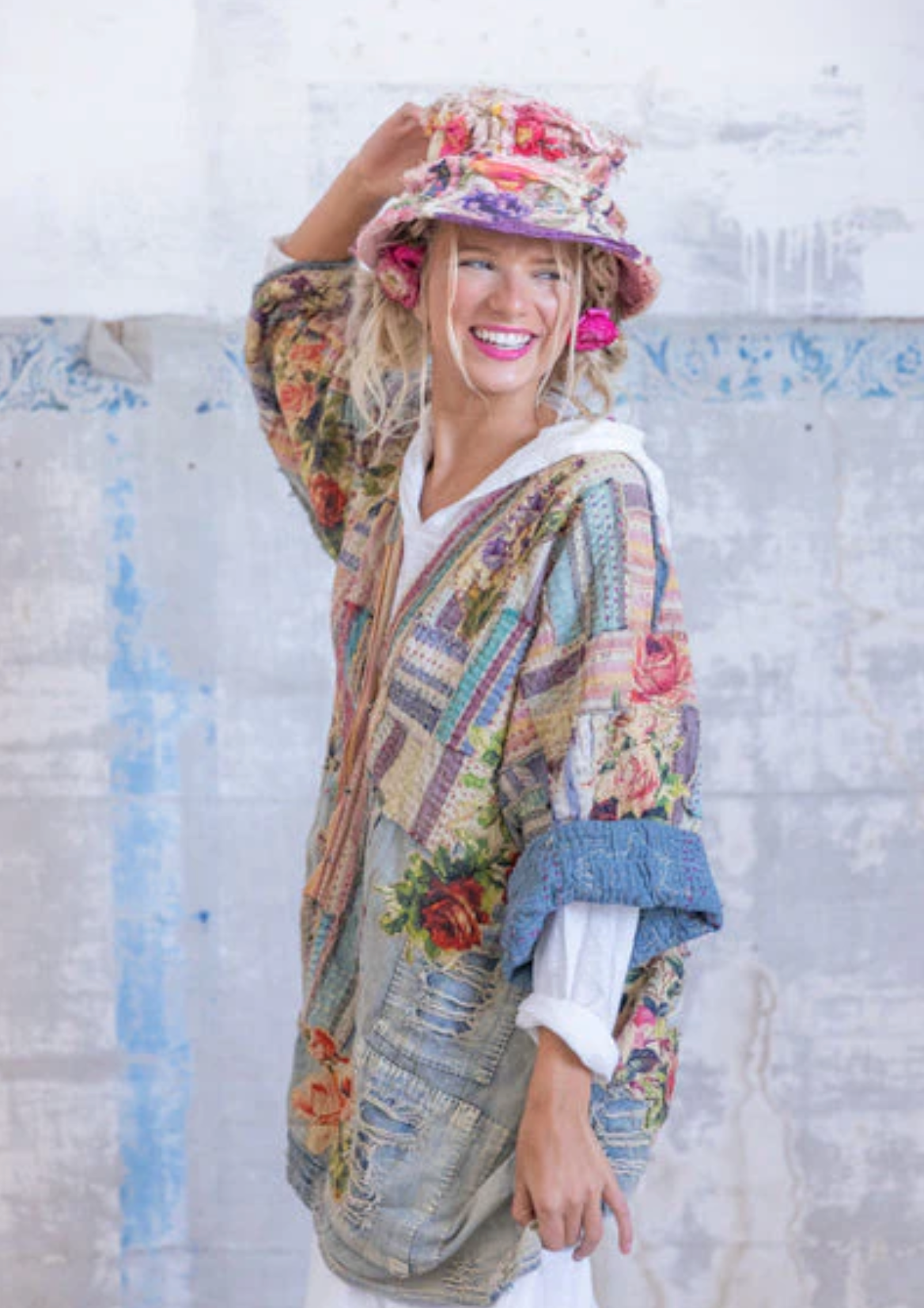 Denim Hippie Kimono- Tulum