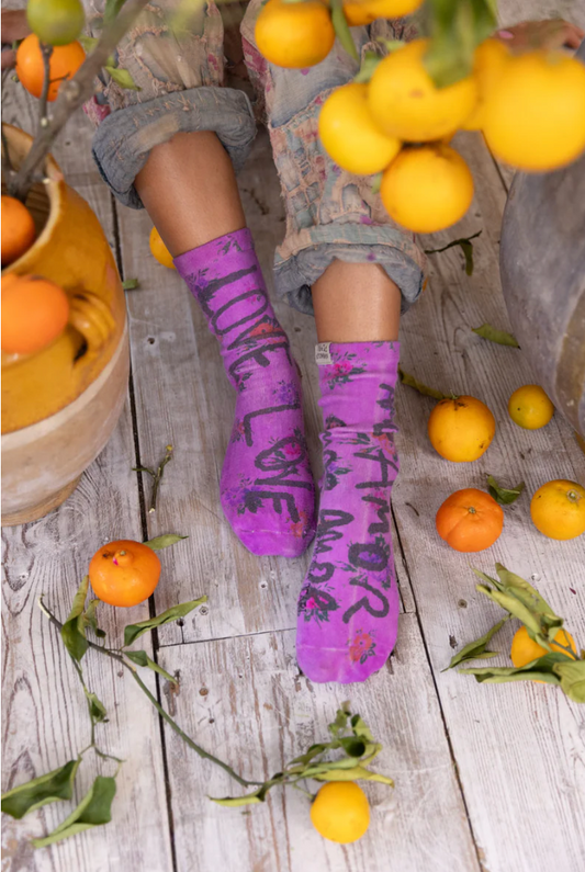 Floral Love Amor MP Socks - Vie En Rose