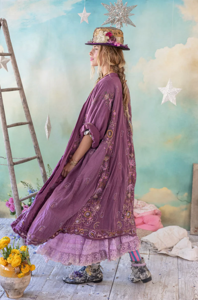 Embroidered Belinay Kimono - Covet