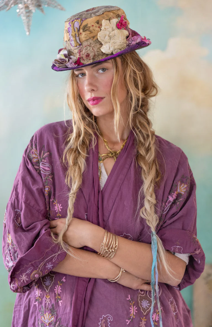 Embroidered Belinay Kimono - Covet