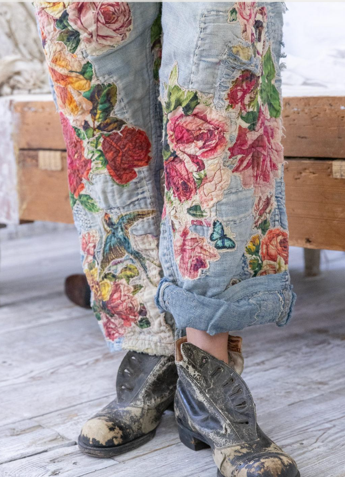 Quilts & Roses Miner Pants